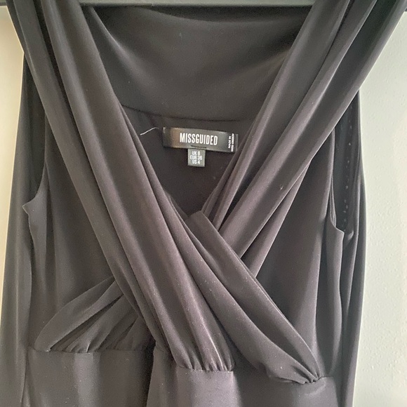 Missguided Bardot maxi dress with split size 4 (small) - Picture 3 of 4